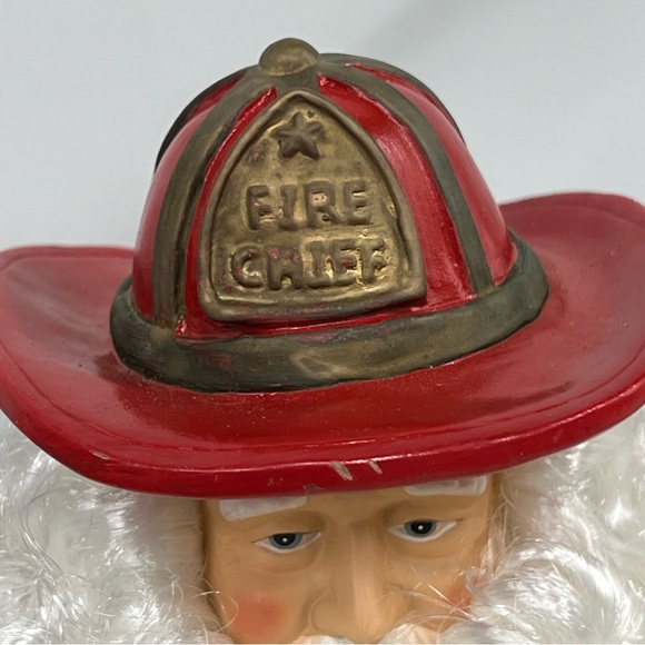 Fireman Christmas Santa Figurine Ladder Fire Hydrant Chief JC Penney - Picture 7 of 16